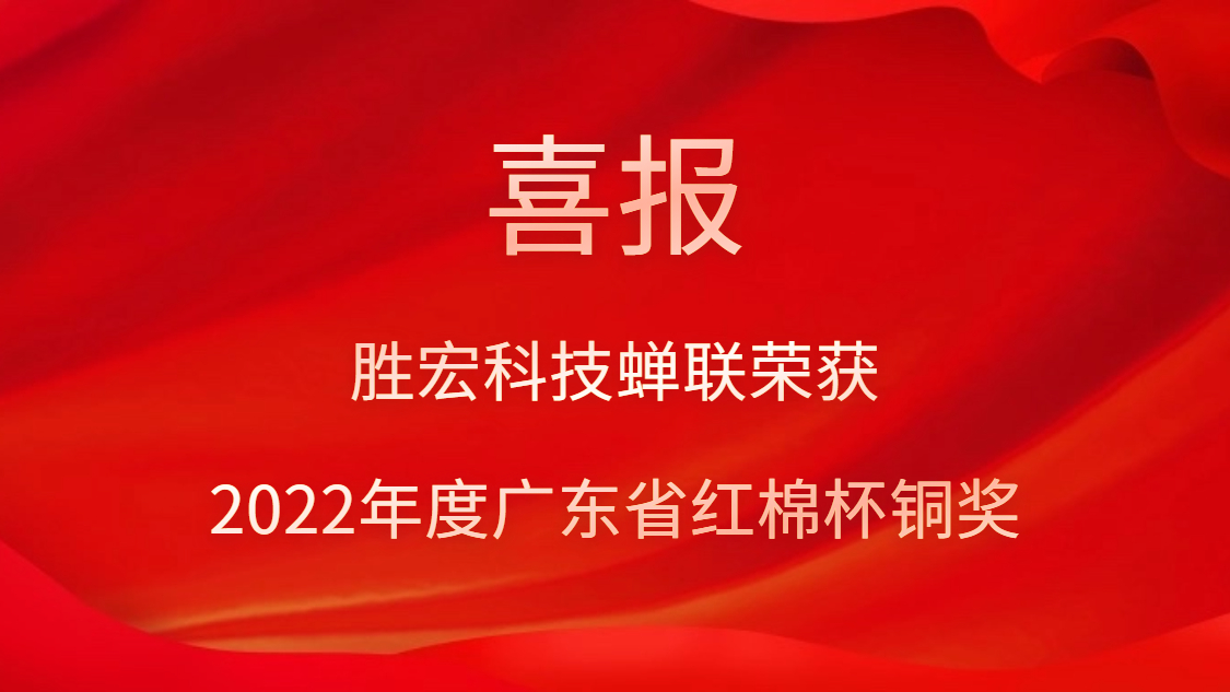 z6com尊龙凯科技荣获2022年度广东省红棉杯铜奖